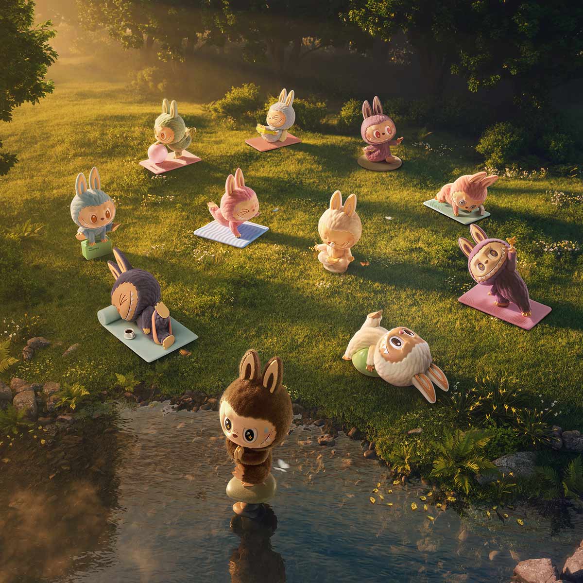 Labubu Relaxing Yoga Series Blind Box – Eco-Friendly Vinyl Figures + Zen Secret Edition!