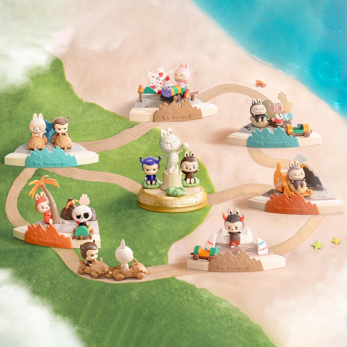 Labubu Playtime Adventures Blind Box Set – 7 Interactive Figures + Golden Trophy Chase!
