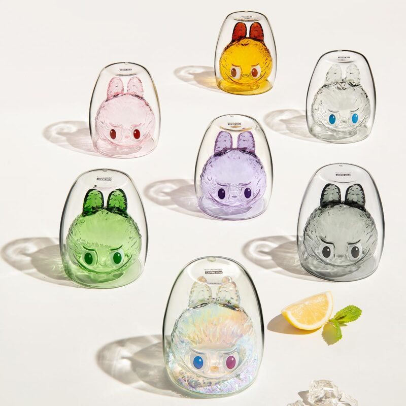 Bubble Mart THE MONSTERS double glass blind box labubu cup Labubu cup gift - Image 8