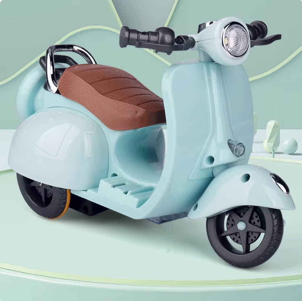 Mini electric vehicle toy stunt car toy car cotton doll labubu toy motorcycle