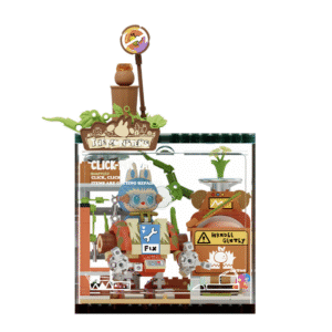 LABUBU THE MONSTERS Forest Secret Base Building Blocks Gift from Pop Mart Toys<span> - </span>Click-Fix Lab P10003