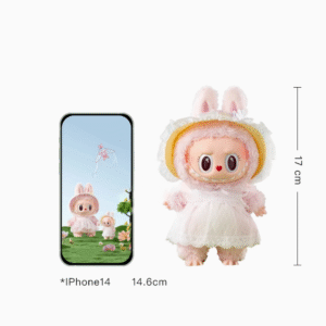 Popmart Park's limited-edition MOKOKO Sweetheart series labubu plastic plushie pendant figurine<span> - </span>Rubberized small pendant 【Mokoko Generation II Small】