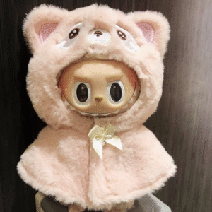 #3Labubu Snowy Snuggle Plush - Popmart Kawaii Animal Series (Removable Bow & Glow Ears)<span> - </span>4