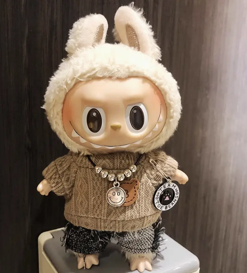#3Labubu Fashion Capsule Collection – 15 Outfitable Doll Set (Mix & Match Styles)