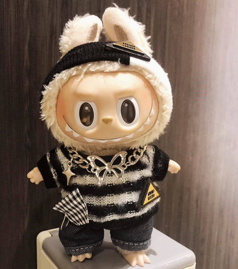 #3Labubu Fashion Capsule Collection - 15 Outfitable Doll Set (Mix & Match Styles) - Image 9