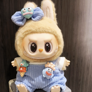 #5 labubu2 Clothing Sit-down party Macaron Laboub vinyl doll replacement clothing blind box pendant accessories