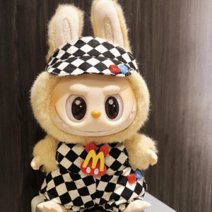 #6 Sit-down Party labubu pendant clothes Macaron Labbu vinyl doll blind box Accessories Baby Pants set<span> - </span>1
