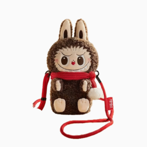 POPMART Foam Marte LABUBUB Christmas Gloves Shoulder plush Flip Tote figure crossbody bag around<span> - </span>Doll crossbody bag