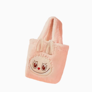 POPMART Foam Marte LABUBUB Christmas Gloves Shoulder plush Flip Tote figure crossbody bag around<span> - </span>Plush flip bag-mokoko