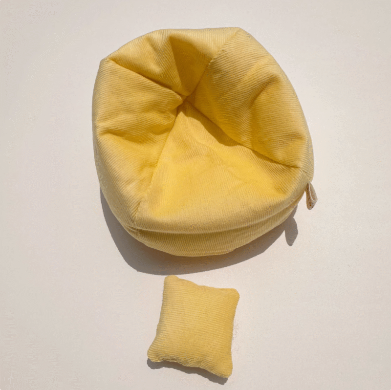 17CM LABUBU pendant doll sofa accessory for car use. Miniature miniature sofa for LABUBU doll, used as shooting prop. - Image 9
