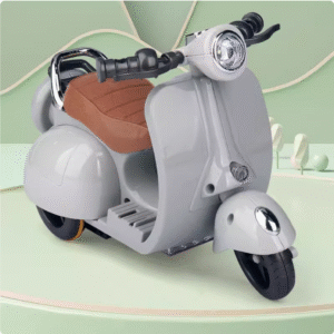 Mini electric vehicle toy stunt car toy car cotton doll labubu toy motorcycle<span> - </span>Grey