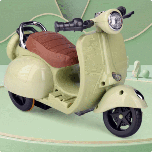 Mini electric vehicle toy stunt car toy car cotton doll labubu toy motorcycle<span> - </span>Green
