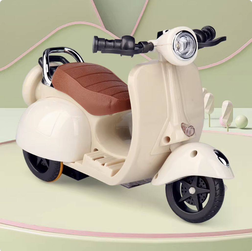 Mini electric vehicle toy stunt car toy car cotton doll labubu toy motorcycle