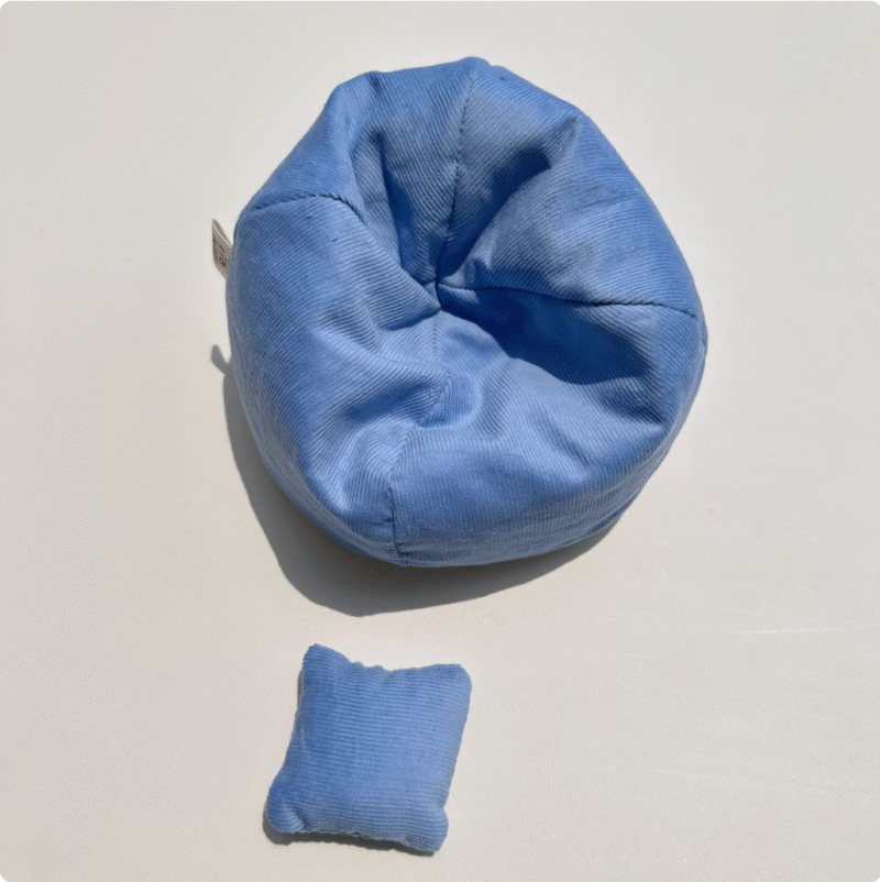 17CM LABUBU pendant doll sofa accessory for car use. Miniature miniature sofa for LABUBU doll, used as shooting prop. - Image 7